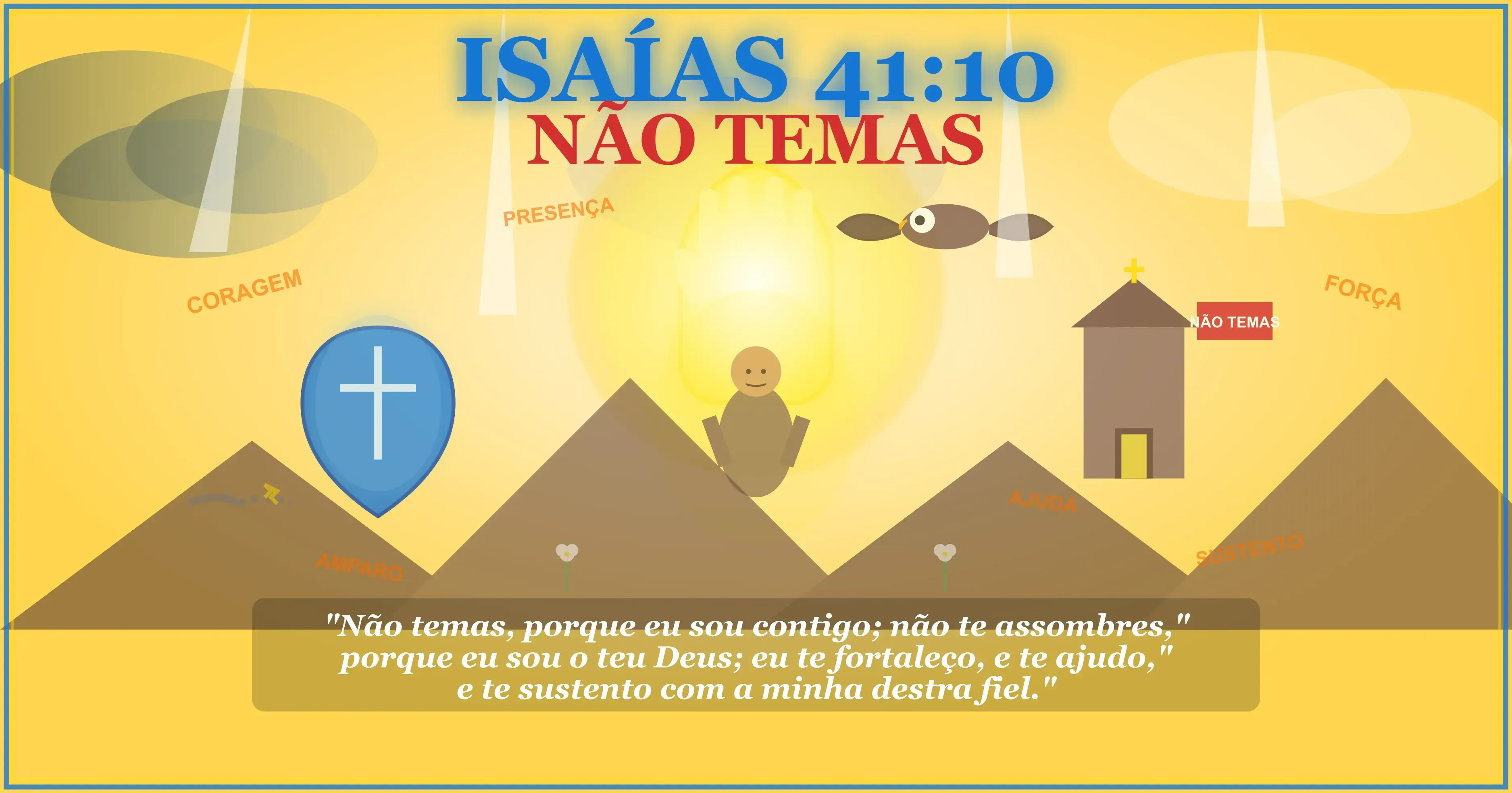 Isaías 41:10 não temas